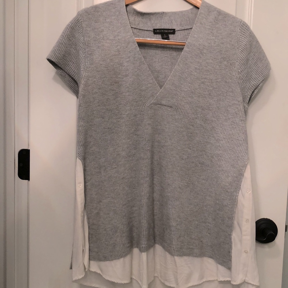 Pea in the Pod short sleeve sweater